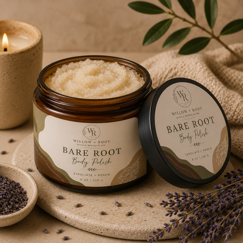Bare Root Body Polish | Exfoliate + Renew | 8 oz