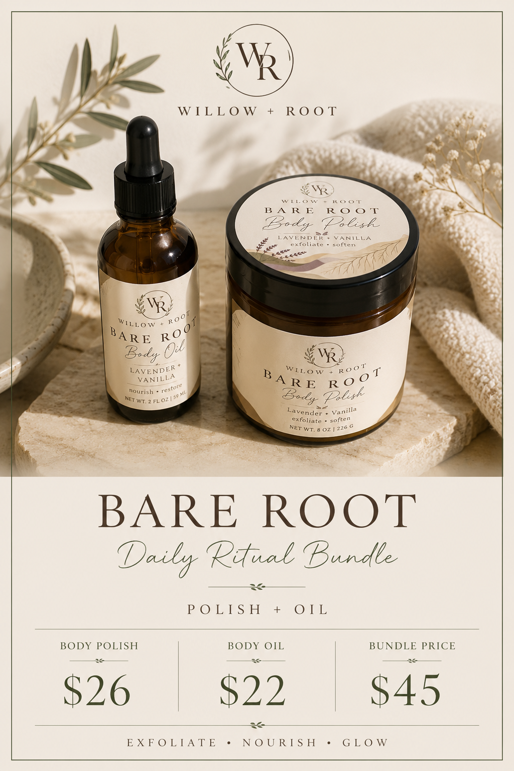 Bare Root Daily Ritual Bundle